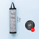 Mesh Garbage Bag Plastic Bag Holder Dispensers Folding Hanging Trash Storage Bag with Hook