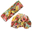 2pcs Allover Floral Print Headband and Hat Set for Mom and Me