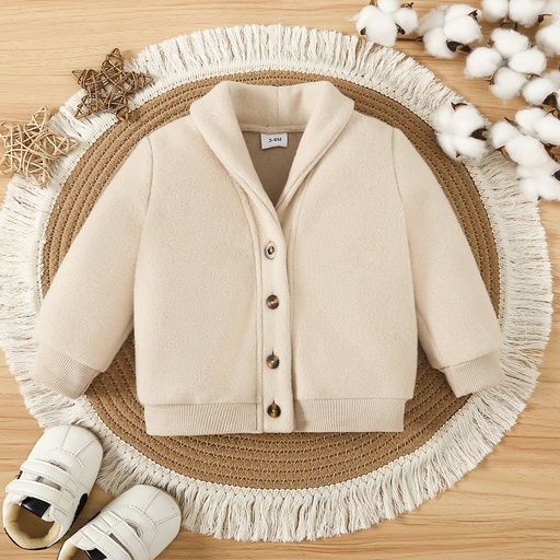 [SC8L1-20732499] Baby Boy Casual Secret Button Long Sleeve Coat/Jacket 