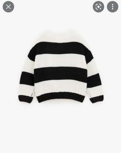 [SC8L2-19992275] Toddler Girl/Boy Stripe Casual Knit Sweater