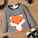 Toddler Boy Fox Print Long-sleeve Tee