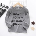 Toddler Boy Casual Letter Print Long-sleeve Tee