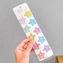 10-pack Cute Star Design Hair Clip for Girls