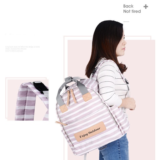 [SC8L2-20744719] Multi-functional and Waterproof Mommy Backpack with Large Capacity for Diapering Essentials and Leisure