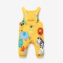 Baby Girl/Boy Childlike Animal Jumpsuit with Hanging Strap