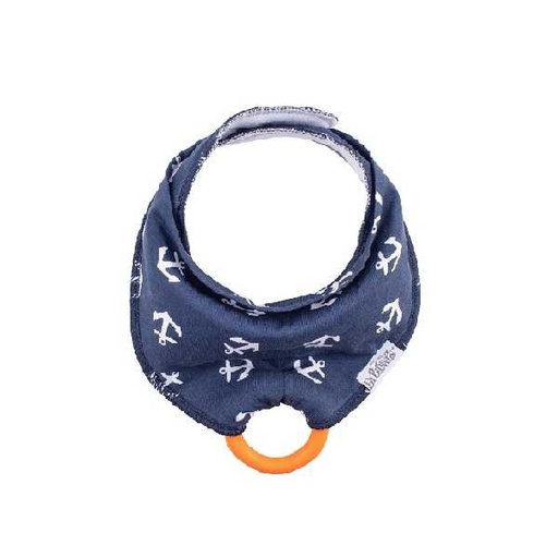 DR BROWN Bandana Bib w/ Teether, Anchors, Single