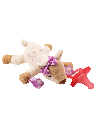 DR BROWN Deer Lovey with Pink One-Piece Pacifier