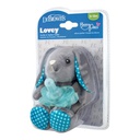 DR BROWN Bunny Lovey with Blue One-Piece Pacifier