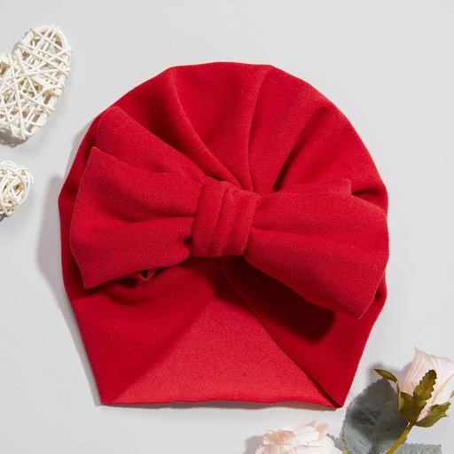 [SC8L4-19759562] Baby / Toddler Solid Bowknot Hat