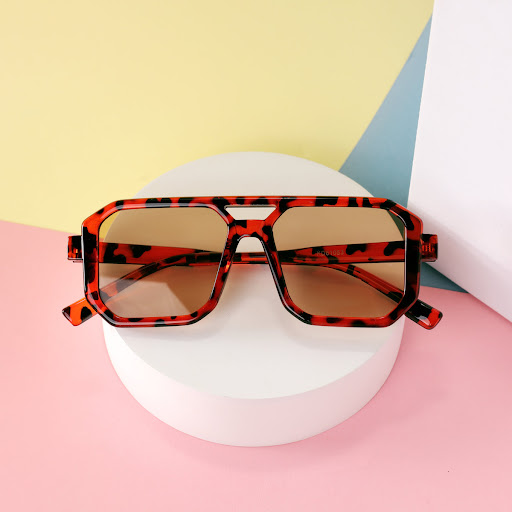 [SC8L4-20668465] Toddler/Kid Fashion Retro Eyeglass Frame Sunglasses (with Eyeglass Case)