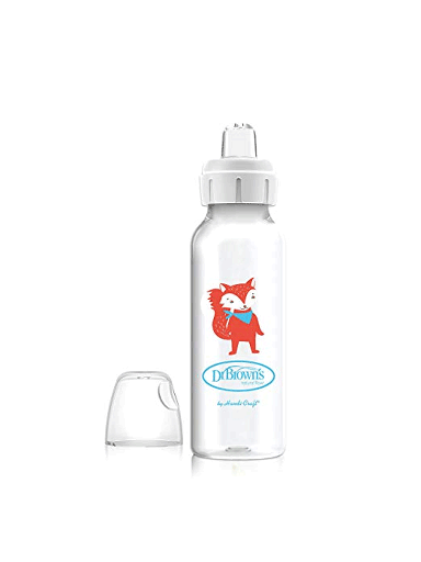 DR BROWN 8 oz/250 ml PP N Sippy Spout Bottle, Fox